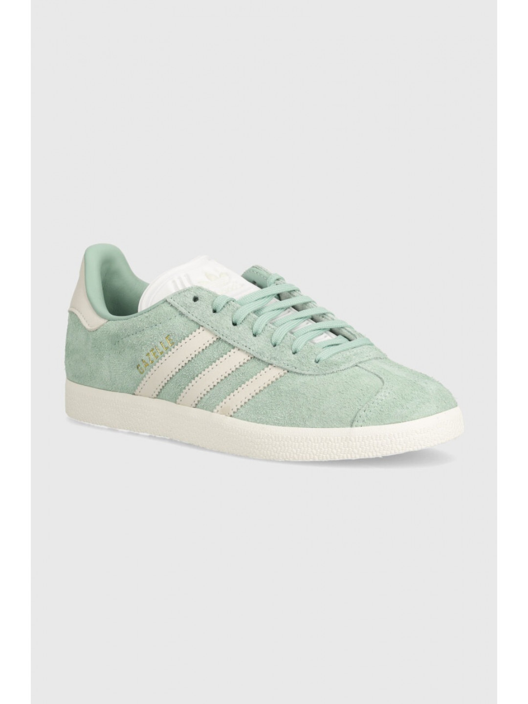 Kožené tenisky adidas Originals Gazelle zelená barva IG4393